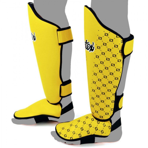 Защита голени Fairtex SP5 yellow XL