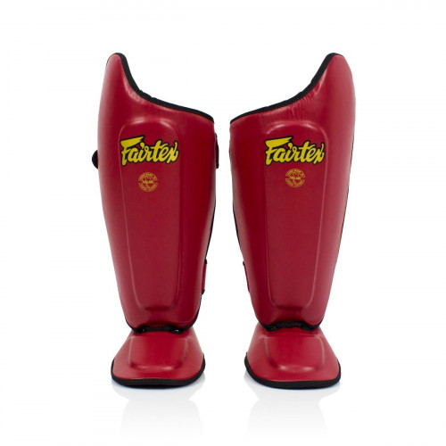 Защита голени Fairtex SP8 red M