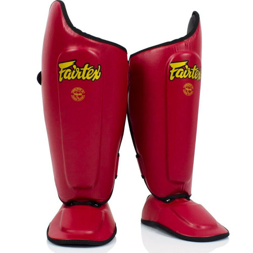 Защита голени Fairtex SP8 red M
