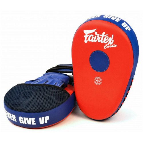 Лапы боксерские Fairtex FMV13 black red