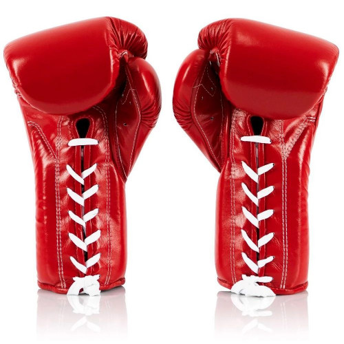 Перчатки боксерские на шнурке Fairtex BGL7 red 14 oz