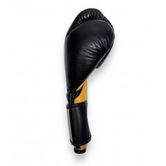 Боксерские перчатки Fairtex BGV9 black yellow 12 oz
