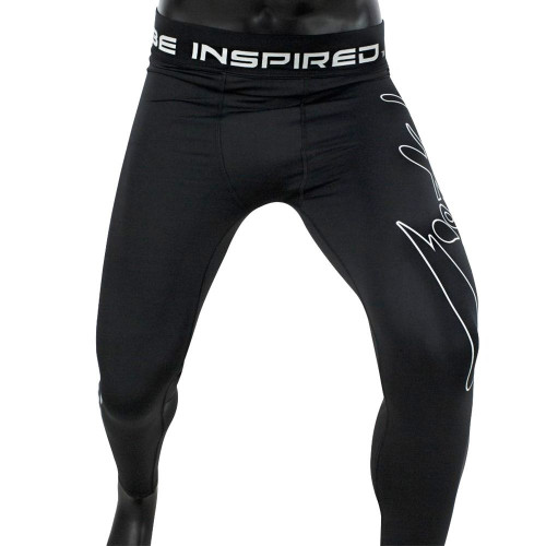 Тайтсы Fairtex CP1 black 2XL (Легенцы для спорта) Компрессионные штаны