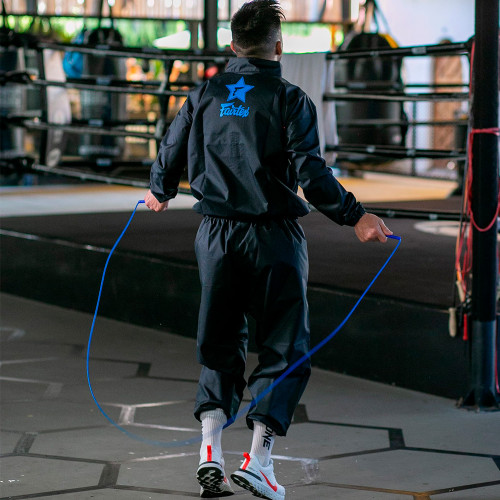 Костюм сауна Fairtex VS3 black blue S