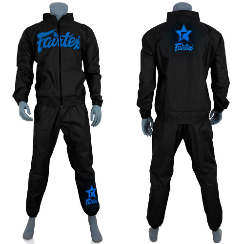 Костюм сауна Fairtex VS3 black blue S