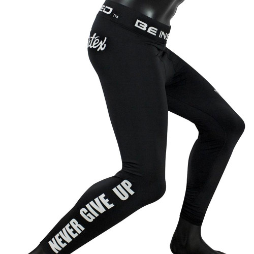 Тайтсы Fairtex CP1 black XL (Легенцы для спорта) Компрессионные штаны