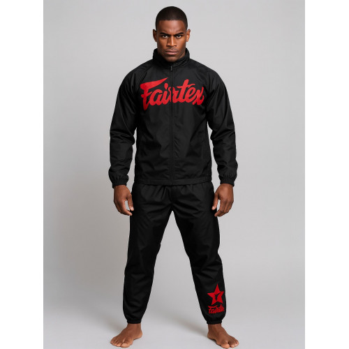 Костюм сауна Fairtex VS3 black red L