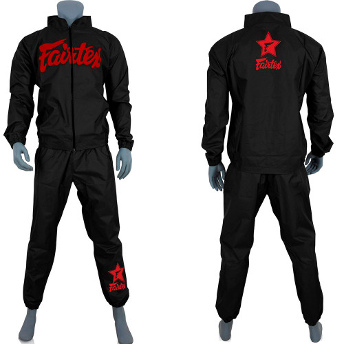 Костюм сауна Fairtex VS3 black red L