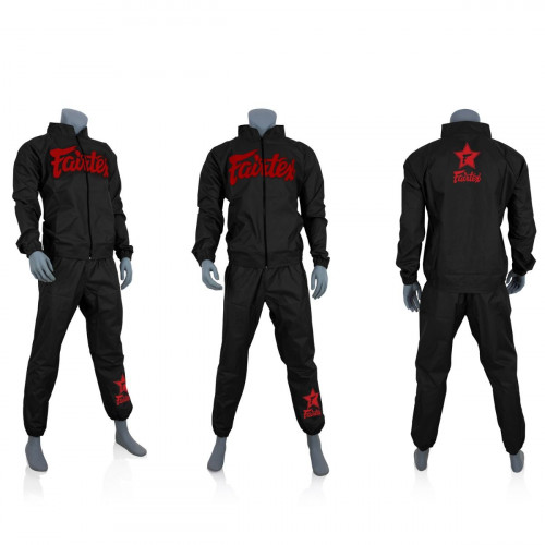 Костюм сауна Fairtex VS3 black red L
