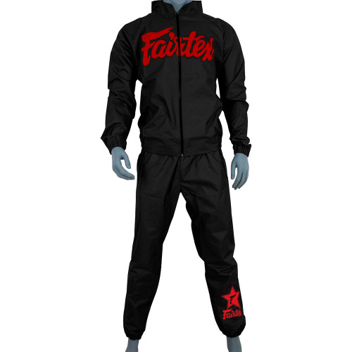 Костюм сауна Fairtex VS3 black red S
